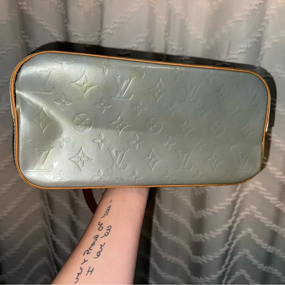 Louis Vuitton Houston Vernish - blue color - Picture 9 of 14